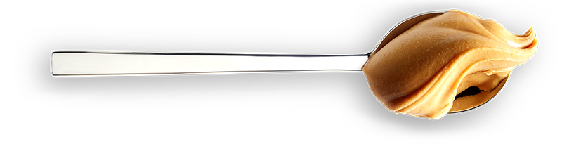 قاشق کره بادام زمینی