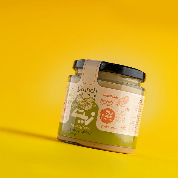 کره بادام زمینی کرانچی 500 گرمی زیت