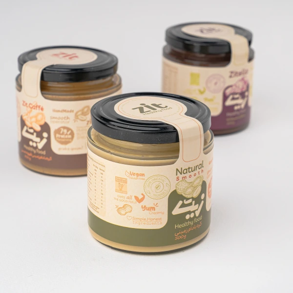 کره بادام زمینی طبیعی و ارگانیک زیت