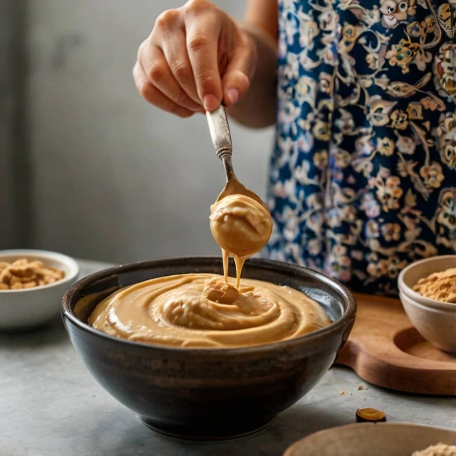 پنکیک کره بادام زمینی وموز