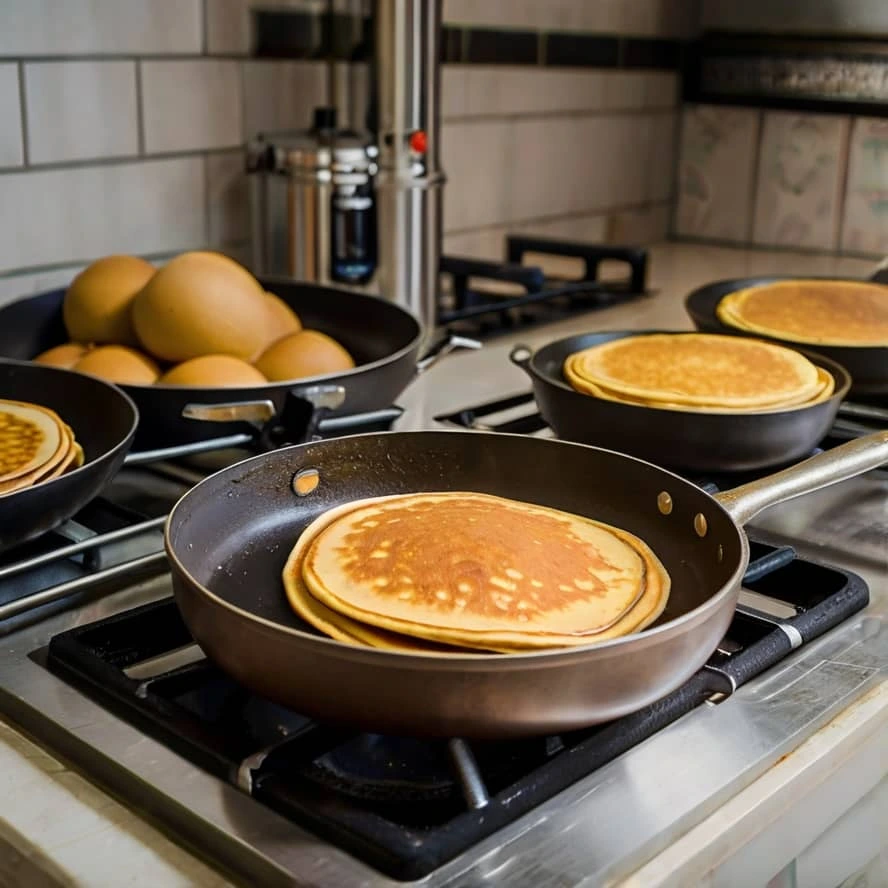 پنکیک رژیمی با جودوسر وموز