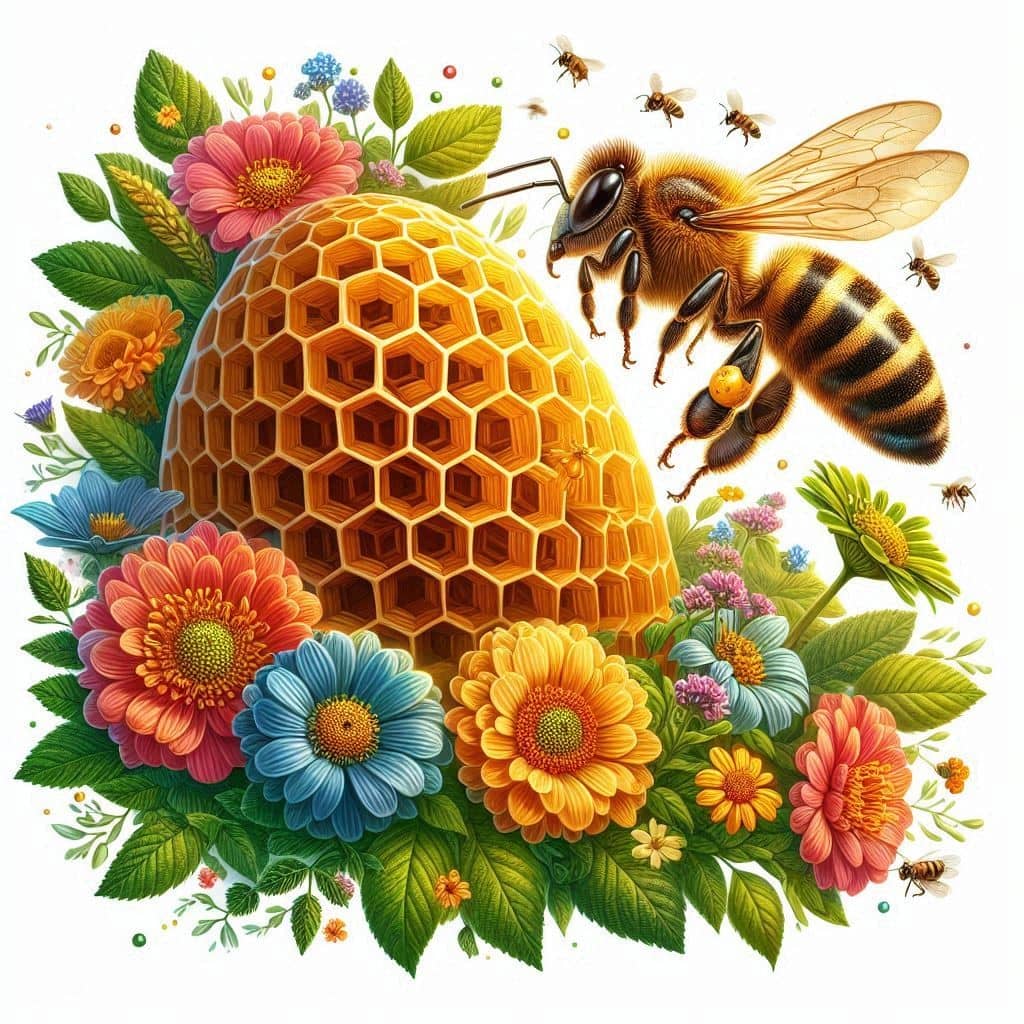 زنبور عسل و کندو عسل