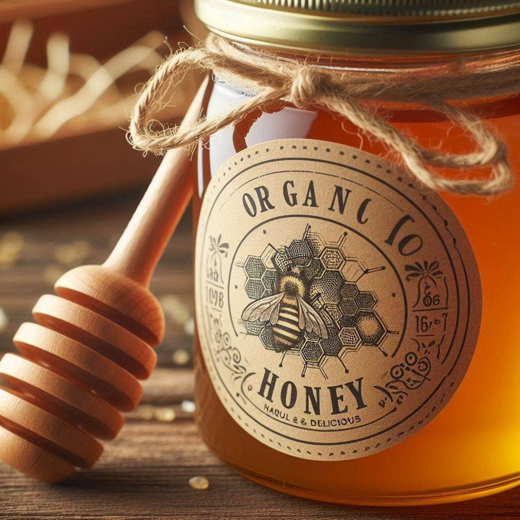 عسل ارگانیک-کالری یک قاشق غذا خوری عسل