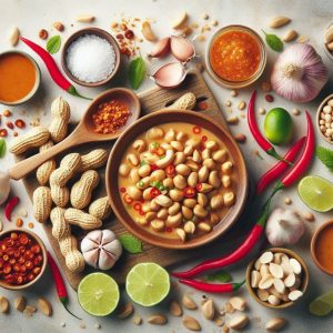 سس سالاد با کره بادام زمینی رژیمی