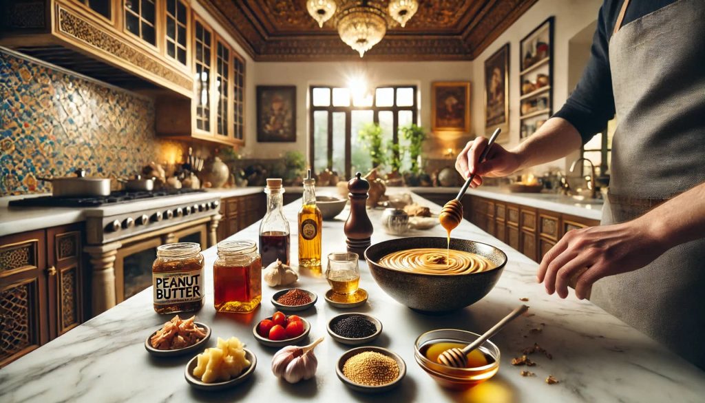 نودل با کره بادام‌زمینی