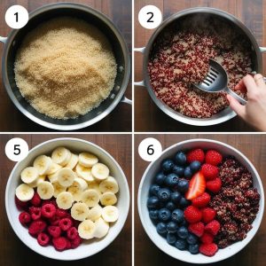 طرز شستن کینوا |صبحانه پروتئینی با کینوا