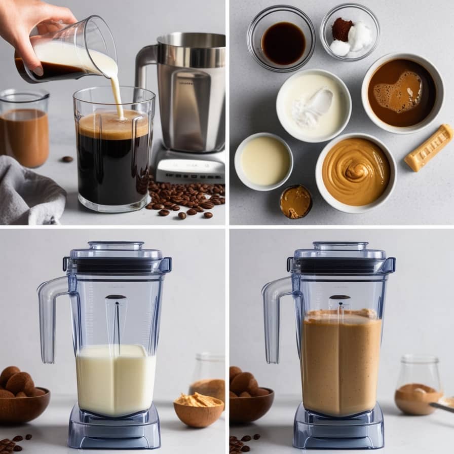 طرزتهیه اسموتی کتو قهوه