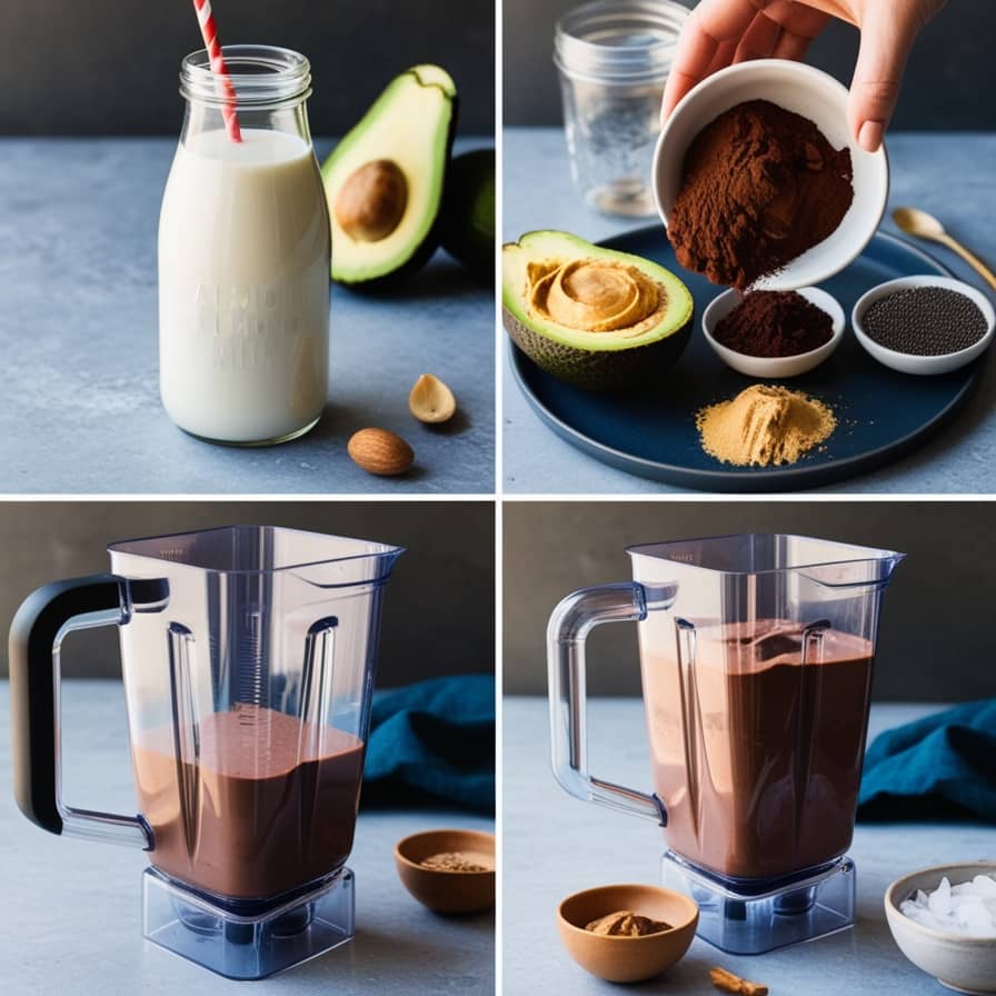 طرزتهیه اسموتی کتو شکلاتی