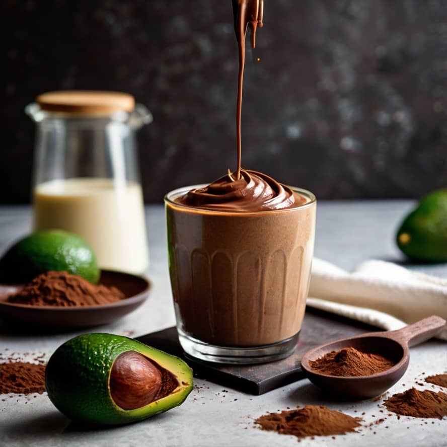 دسر شکلاتی گیاهی